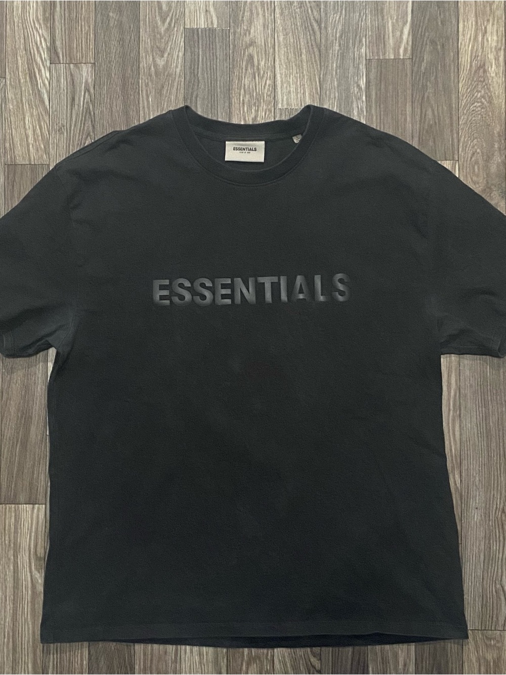 Essentials Fear of God Faded Black T-Shirt